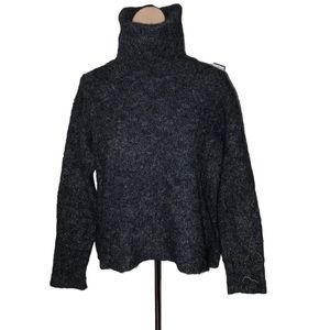 Madewell Sweater Wool-Blend Cowl Turtleneck Size Small